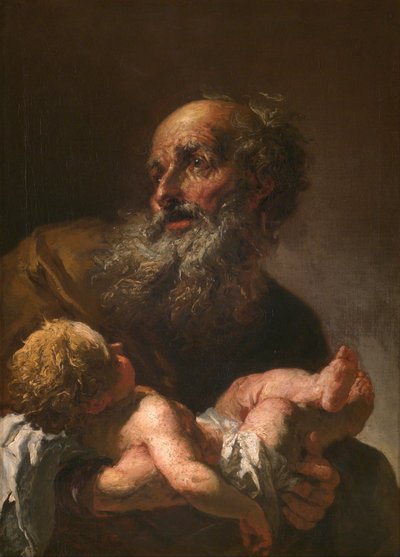 Simeone con Gesù Bambino da Petr Brandl